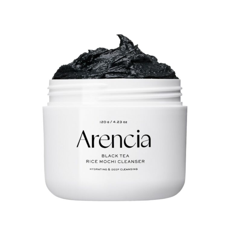 پاک کننده آرایش صورت آرنسیا مدل برنج سیاه Arencia Black Tea Rice Mochi Cleanser