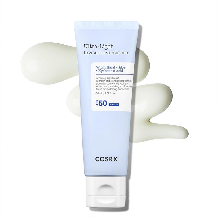 کرم ضدآفتاب آبرسان مرطوب کننده اولترا لایت کوزارکس COSRX Ultra-Light Invisible Sunscreen