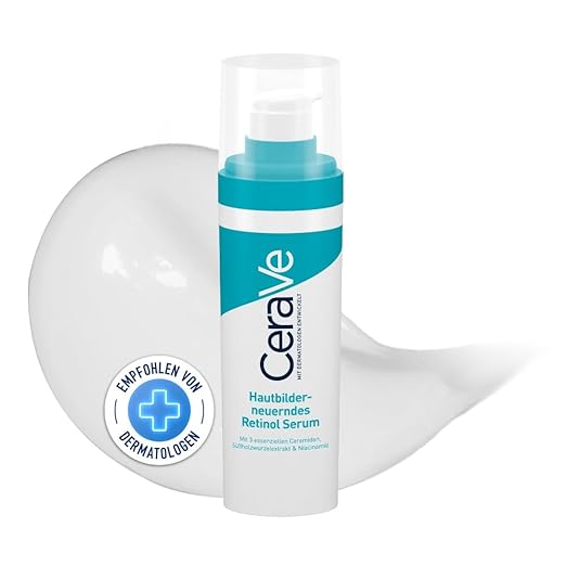 سرم رتینول بازسازی کننده سراوی CeraVe Resurfacing RETINOL Serum For Face with niacinamide. Helps even skin tone, skin smoothness, post-acne marks & pore minimizer. Gentle, Fragrance-free, non-comedogenic, sensitive skin, 30 ml