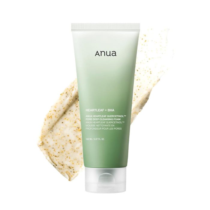 فوم شستشوی عمیق آنوا ANUA heartleaf quercetinol pore deep cleansing foam