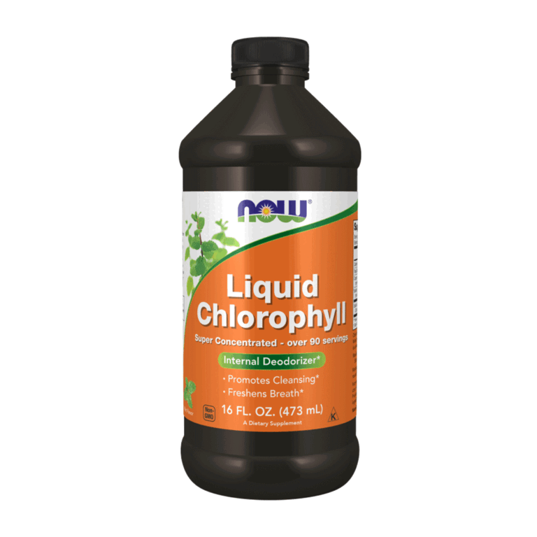 مکمل کلروفیل مایع برند NOW با طعم نعناع 473 میل NOW Liquid Chlorophyll 473 Ml