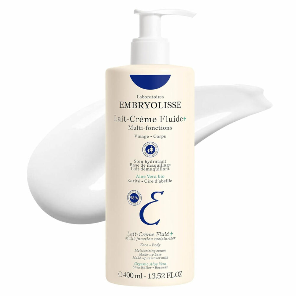 شیر کرم مرطوب کننده چند منظوره امبریولیس Embryolisse Fluid Milk Cream+ 400 ml
