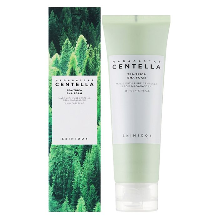 فوم بی اچ ا چای ماداگاسکار سنتلا تریکا اسکین 1004 SKIN1004 Madagascar Centella Tea Trica BHA Foam