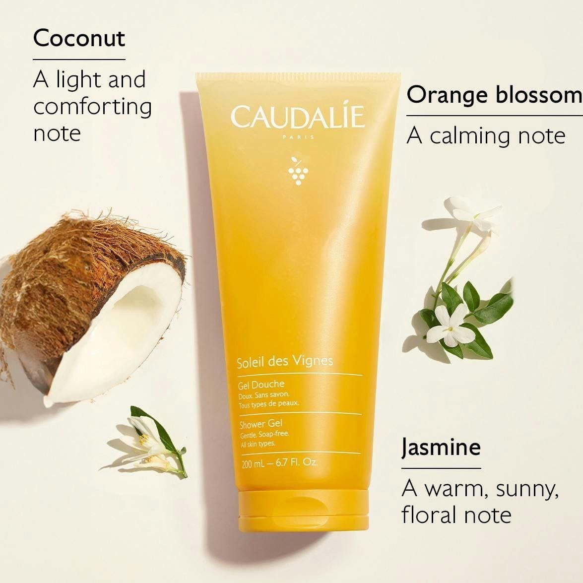ژل دوش بدن کدلی Soleil des Vignes CAUDALIE