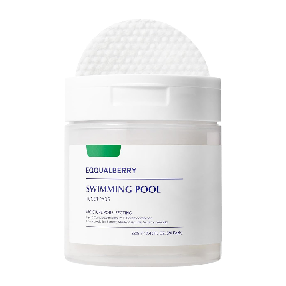 پد تونر آبرسان و تسکین دهنده اکوال بری Eqqualberry Swimming Pool Toner Pads