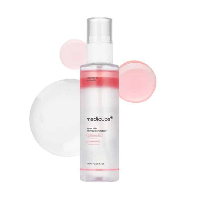 میست سرم روشن کننده PDRN گلوتاتیون مدی کیوب 100 میل Medicube PDRN Pink Glutathione Serum Mist