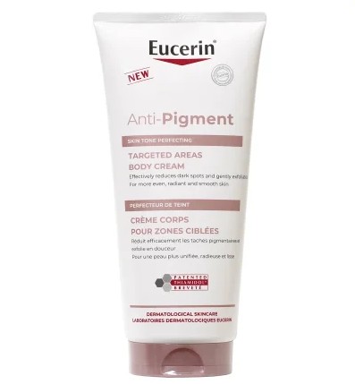 کرم ضدلک و روشن کننده بدن اوسرین  Eucerin Anti-Pigment Targeted Areas Body Cream 200ml