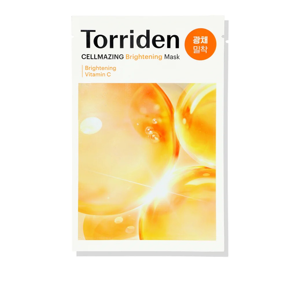 ماسک ورقه‌ای روشن‌کننده ویتامین سی توریدن Torriden CELLMAZING Brightening Mask vitamin C
