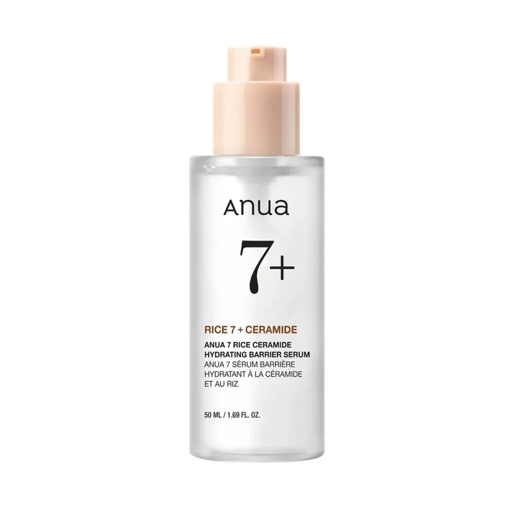 سرم آبرسان و تقویت کننده برنج و سرامید آنوا ANUA 7 rice ceramide hydrating barrier serum