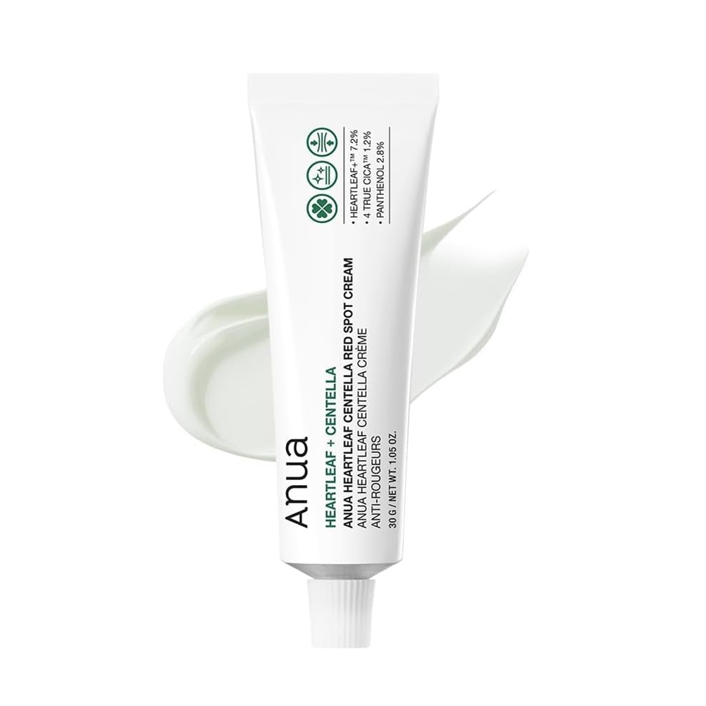 کرم ضد جوش و لک با عصاره سنتلا آنوا ANUA heartleaf centella red spot cream