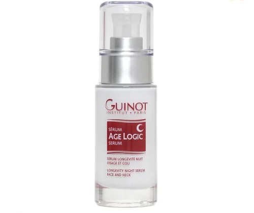 سرم شب ضد چروک صورت و گردن گینو Age Logic Guinot
