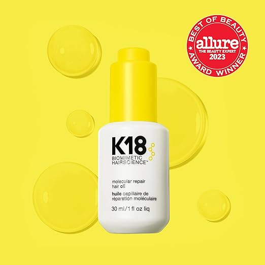 روغن مو مولکولی ترمیم کننده کی ۱۸  K18 Biomimetic Hairscience Molecular Repair Hair Oil