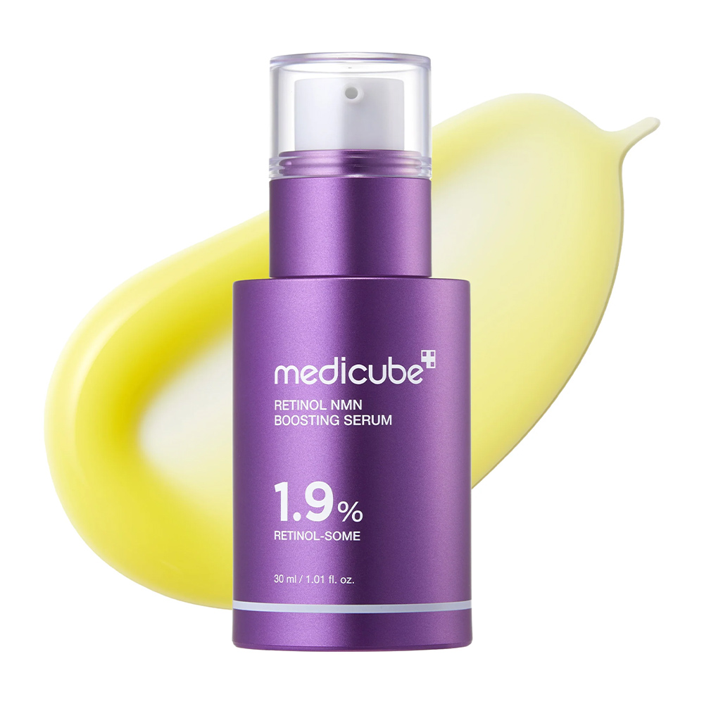 سرم تقویت کننده رتینول و NMN ضد چروک و جوانساز مدی کیوب Medicube Retinol NMN Boosting Serum