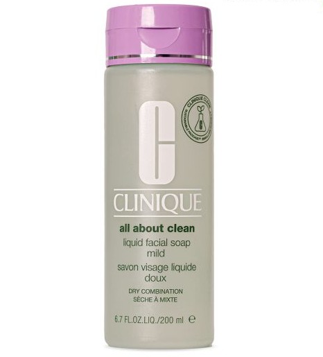 صابون مایع صورت کلینیک پوست مختلط تا خشک Clinique All About Clean Liquid Facial Soap 200ml