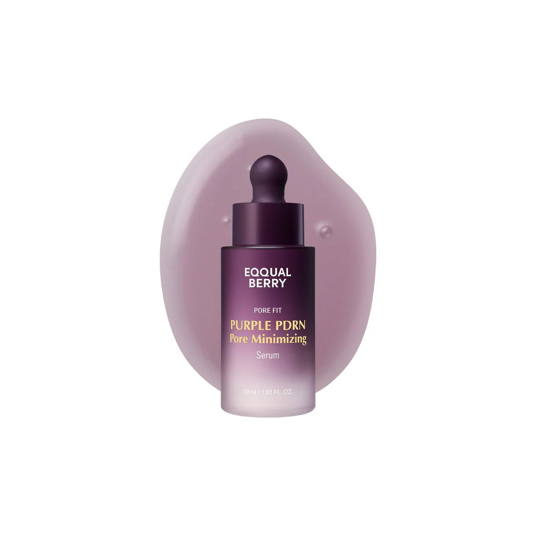 سرم کوچک کننده منافذ و روشن کننده PDRN بنفش اکوال بری Eqqualberry Purple PDRN Pore Minimizing Serum