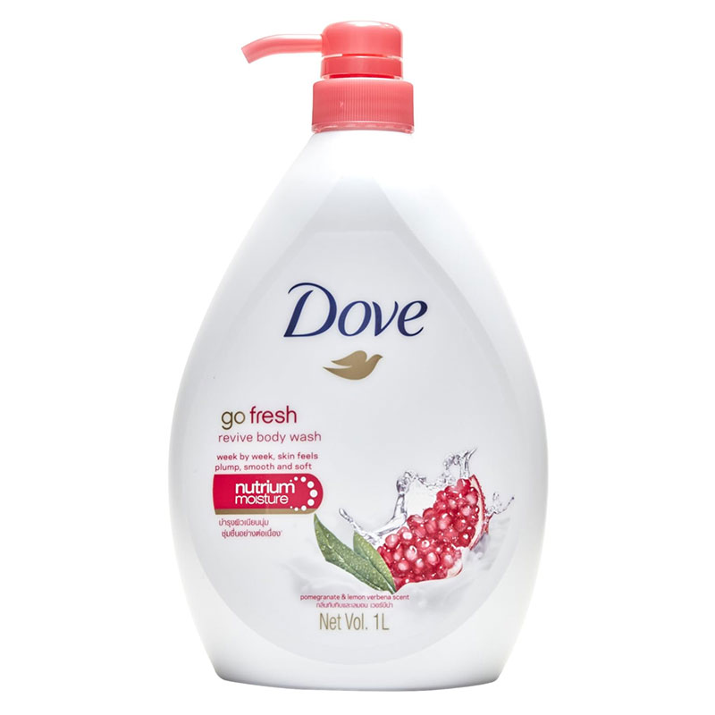 شامپو بدن کرمي عصاره انار داو پمپي يک ليتري Dove go fresh revive body wash